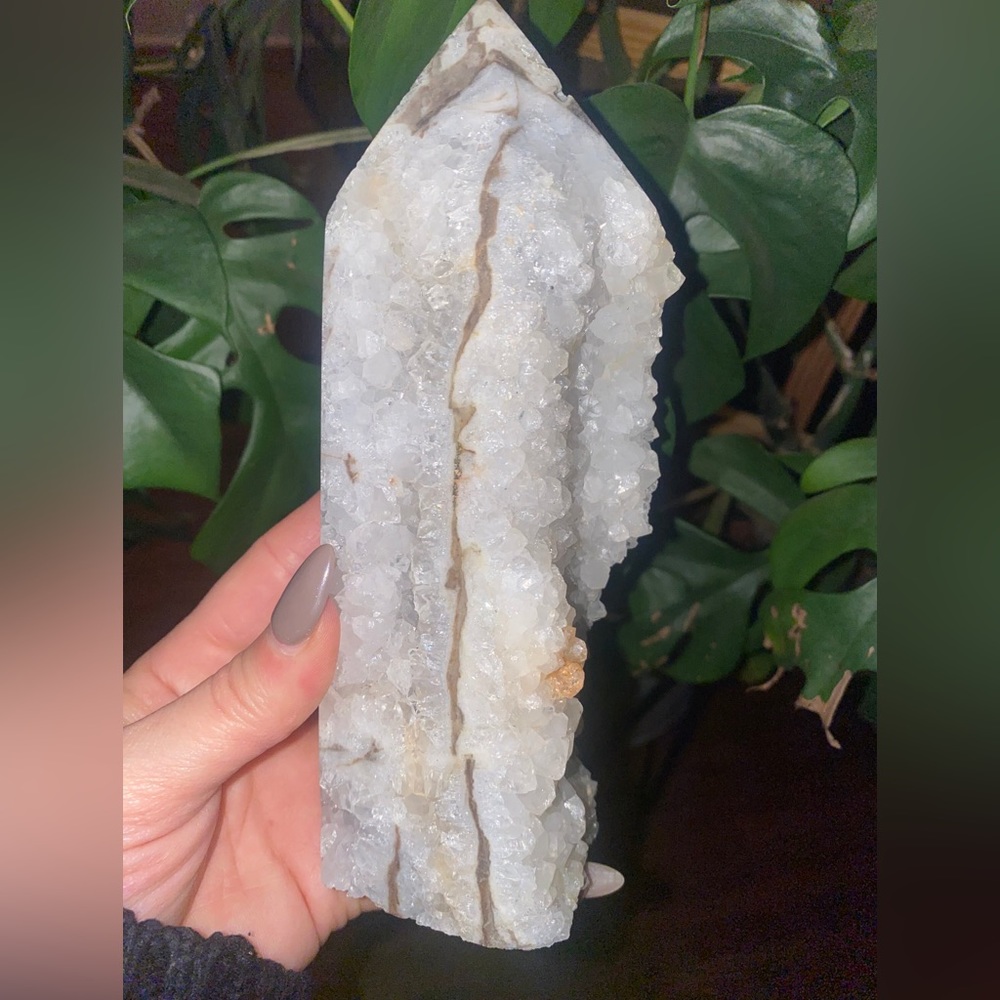 Sphalerite Tower with druzy